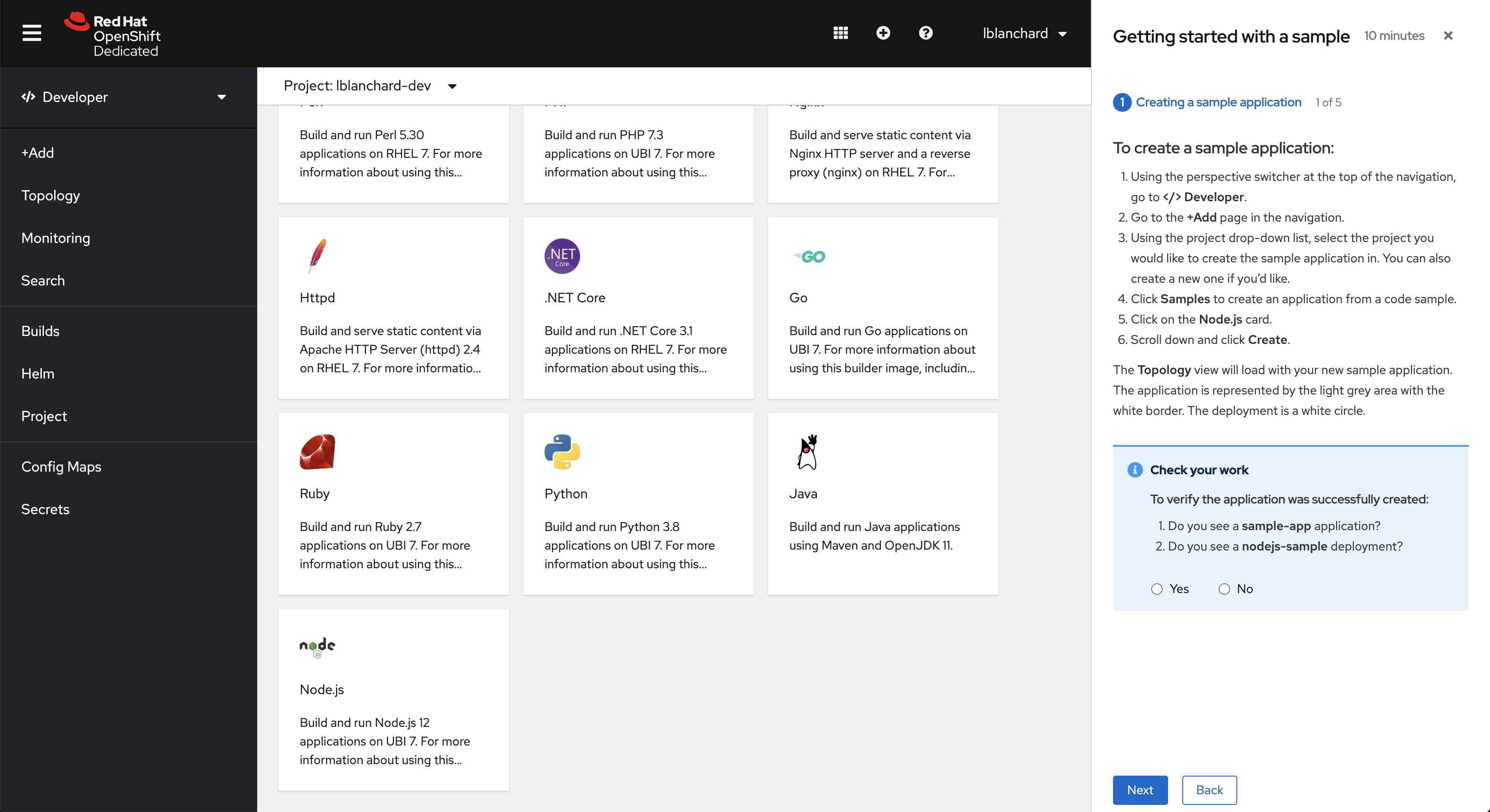 Select Node.js